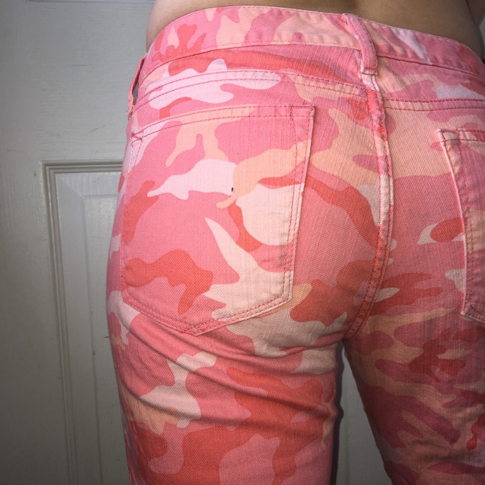 Pink Camo Skinny Jeans